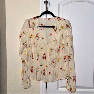 Large floral blouse from Sophie Rue.